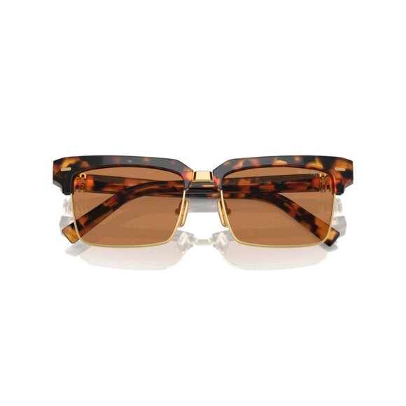 NWT MIU MIU SUNGLASSES WOMEN HAVANA GOLD main image 4